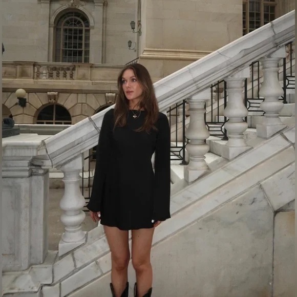 RUMORED Sweet Talker Mini Dress In Black - Picture 4 of 7